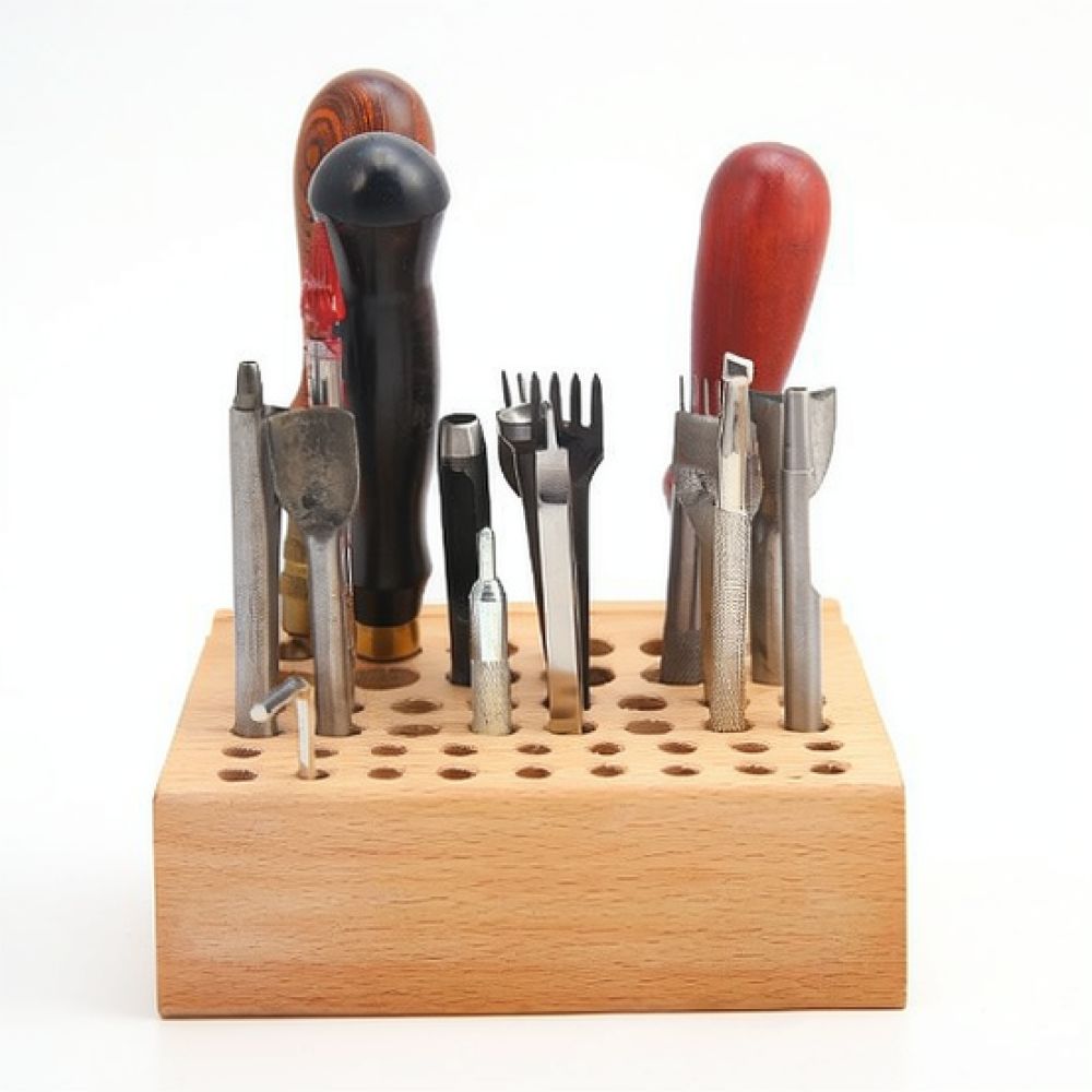 Hand Tools And Workshop Equipment - Organisateur d'outils pour travaux du cuir,