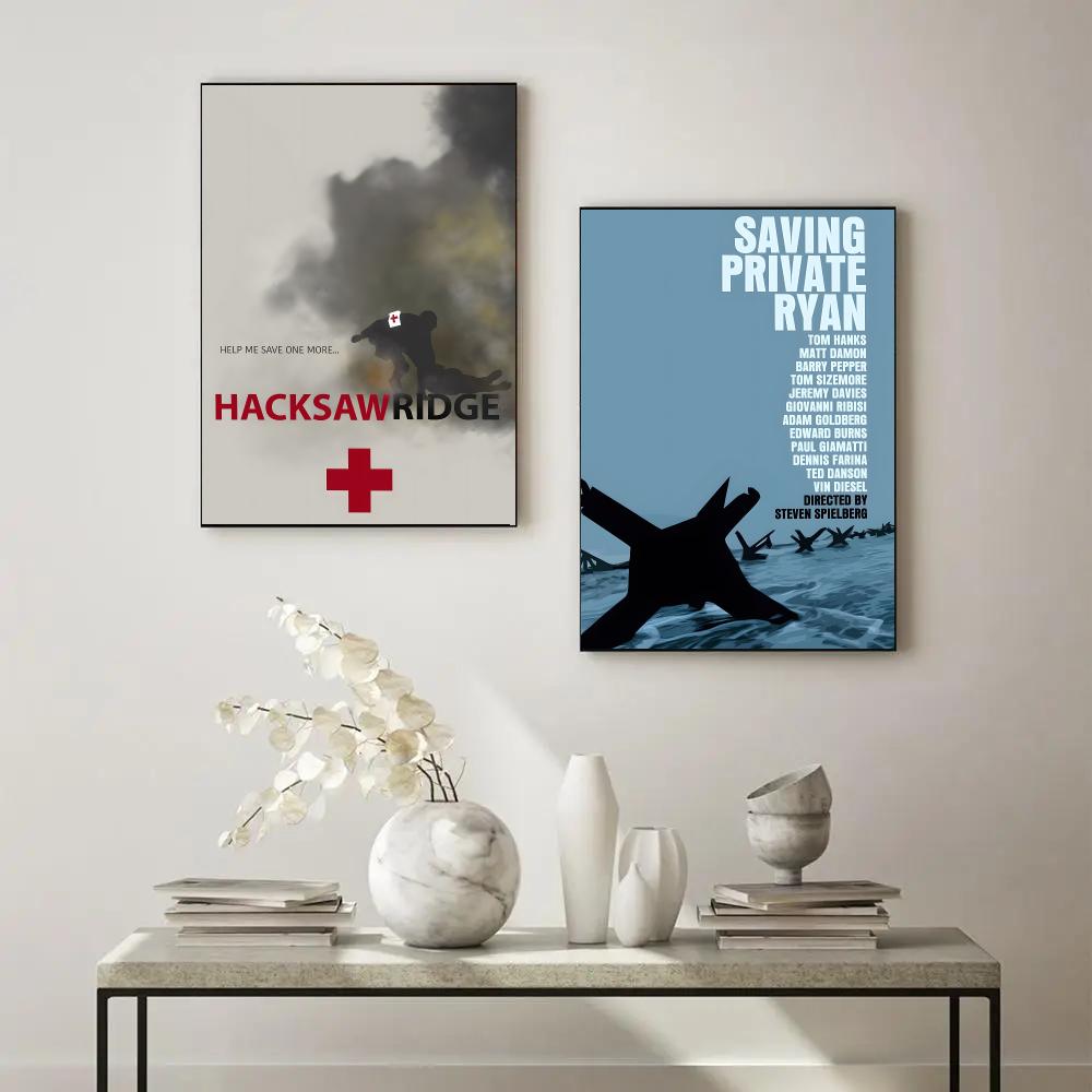 Affiche rétro de film de guerr - Hacksaw avis et prix