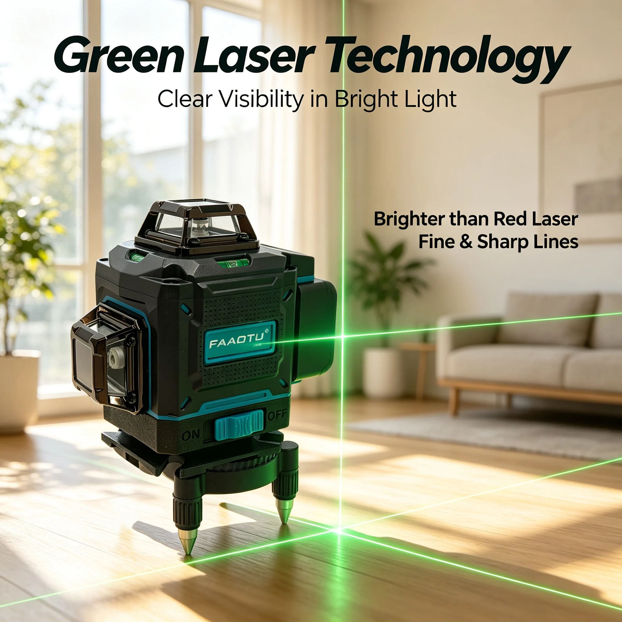 FAAOTU 4D 16 lignes 360 °   Ni - Spirit Level avis et prix