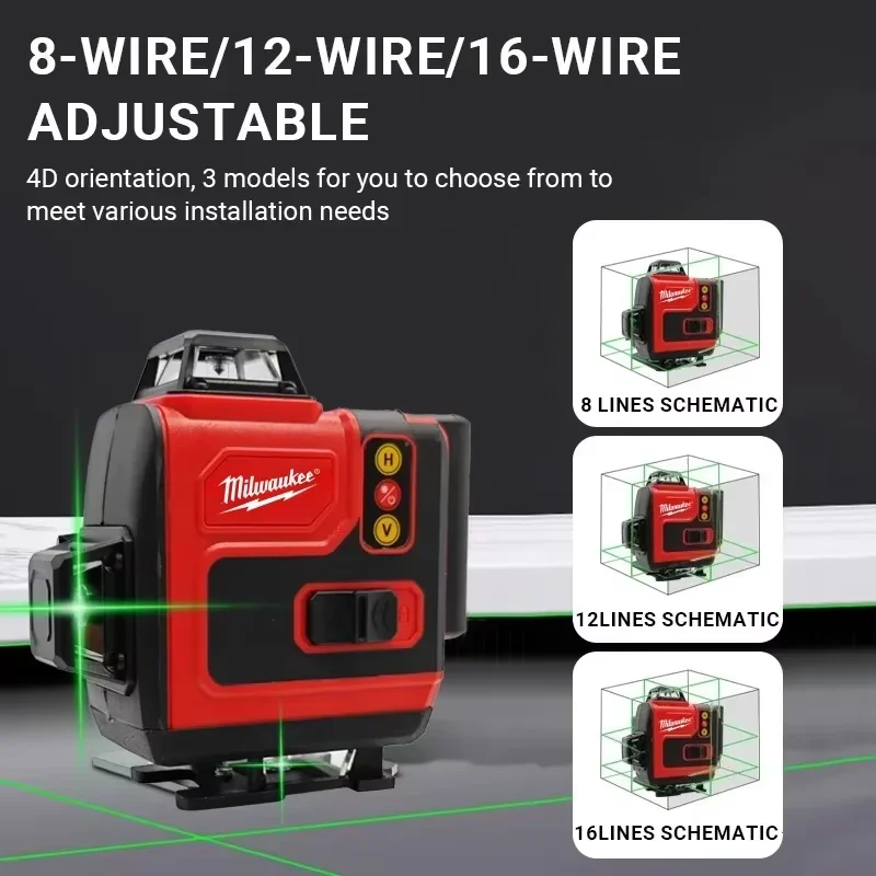 Laser 4D 16 lignes Milwaukee a - Spirit Level avis et prix